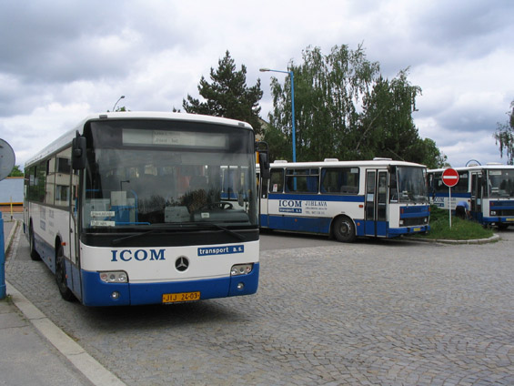 Jihlava je domovem mamutího dopravce ICOM Transport. Jeho doménou jsou turecké autobusy Mercedes-Benz Conecto.