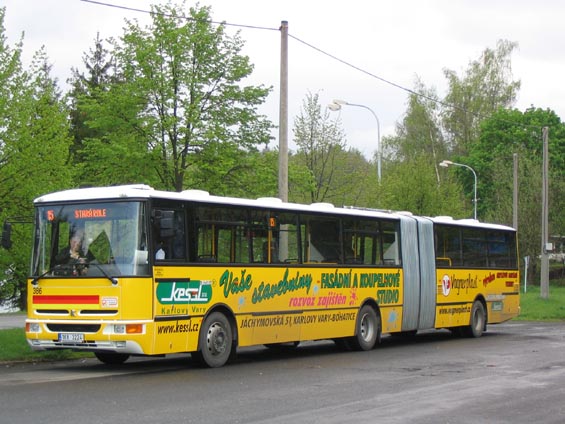 Nejnovìjší pøírùstek do rodiny kloubových autobusù - Karosa B 961E.