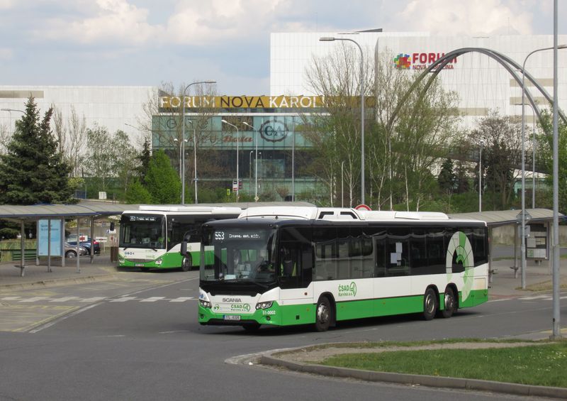 Na Havíøovsku a Karvinsku uhájilo svoje linky zelené uskupení dopravcù 3ÈSAD (ÈSAD Havíøov, ÈSAD Karviná a ÈSAD Frýdek-Místek). I zde musely být na novì vysoutìžené linky poøízeny nové autobusy. Na autobusovém nádraží v Ostravì byly zachyceny vozy Scanie a Iveco. Patnáctimetrových Scanií má toto uskupení k dispozici celkem 10.
