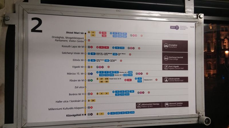 Nový jednotný vzhled všech dopravních infomateriálů se týká i tištěných linkových cedulí v tramvajích. I zde se důsledně dbá na zobrazování návazných linek MHD či městských pamětihodností včetně anglických textů.