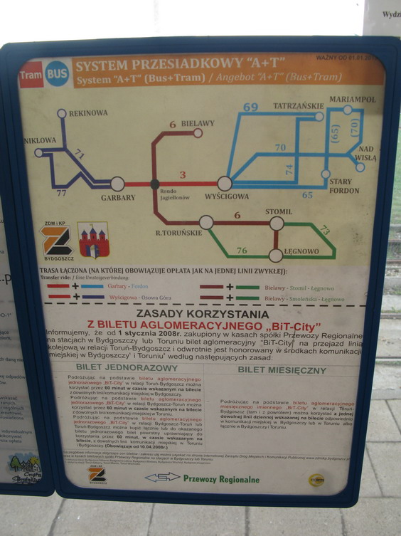 Ukázka jakési integrace tramvají a autobusù, kdy na vybraných tramvajových linkách platí i nepøestupní jízdenky z vybraných autobusových linek.