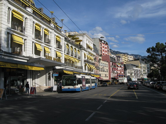 Jediná trolejbusová linka 201 projíždí mìstem Montreux po hlavní tøídì a zajiš�uje hlavní obsluhu mìsta. Linka dále pokraèuje na západ do mìsta Vevey a na jihovýchod do mìsta Villeneuve po malebné trase kolem Ženevského jezera.