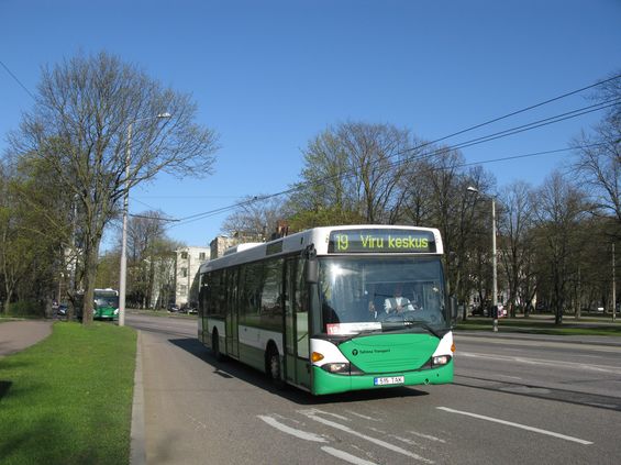 Doménou tallinské MHD jsou autobusy Scania, ve standardní i kloubové verzi a rùzného stáøí. Logicky je doplòují další skandinávské výrobky od firmy Volvo. Postupnì se ale do Tallinu dostává také Mercedes-Benz nebo Iveco. Hlavní mìstský dopravce TLT provozuje vìtšinu mìstských linek.