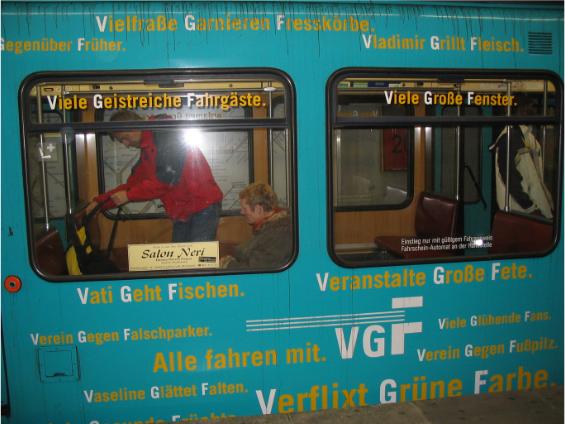 hravá reklamní kampaò na dopravní podnik aneb variace na zkratku VGF